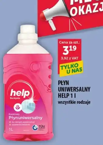 Eurocash Cash & Carry PŁYN UNIWERSALNY HELP 1 l oferta