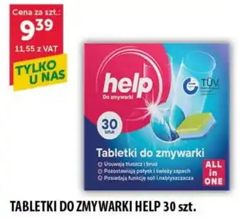 Eurocash Cash & Carry TABLETKI DO ZMYWARKI HELP 30 szt. oferta