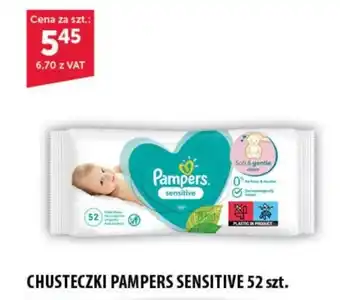 Eurocash Cash & Carry CHUSTECZKI PAMPERS SENSITIVE 52 szt. oferta