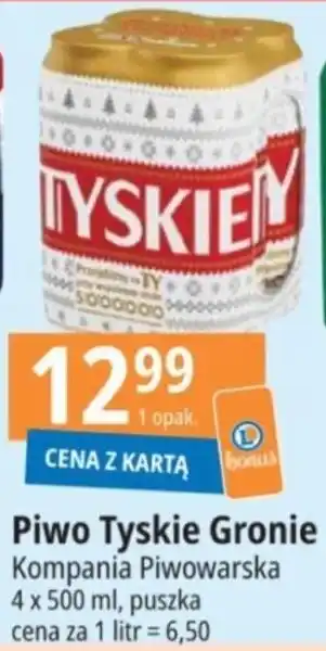 E.Leclerc Piwo Tyskie Gronie 4 x 500 ml oferta