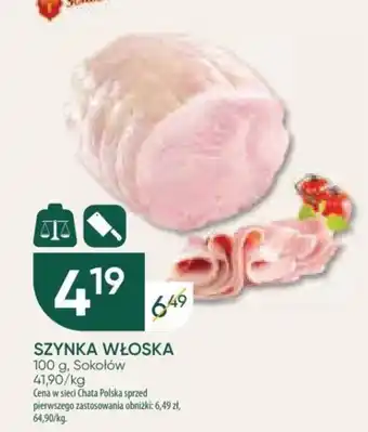 Chata Polska SZYNKA WŁOSKA 100 g oferta