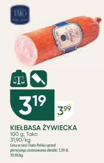 Chata Polska KIEŁBASA ŻYWIECKA 100 g oferta