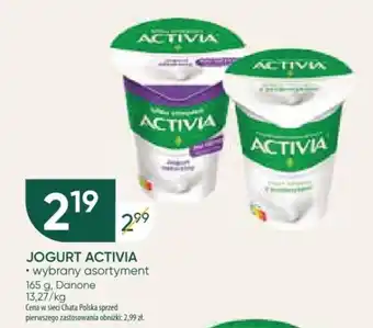 Chata Polska JOGURT ACTIVIA 165 g oferta