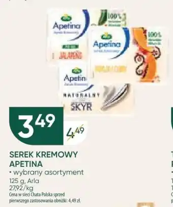 Chata Polska SEREK KREMOWY APETINA 125 g oferta