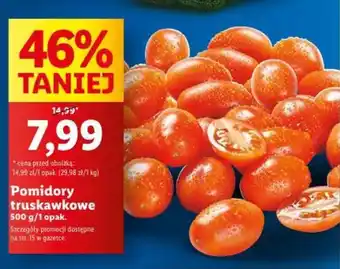 Lidl Pomidory truskawkowe 500 g oferta