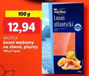 Lidl NAUTICA Łosoś wędzony na zimno, plastry 100 g oferta