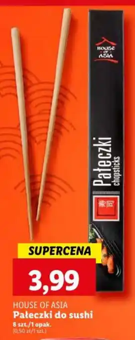 Lidl HOUSE OF ASIA Pałeczki do sushi 8 szt. oferta