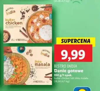 Lidl BISTRO INDIA Danie gotowe 350 g oferta