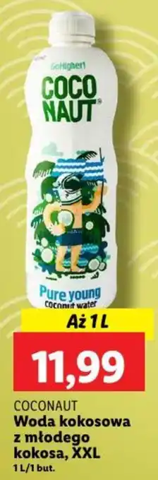 Lidl COCONAUT Woda kokosowa z młodego kokosa, XXL 1 1L/1 but. oferta
