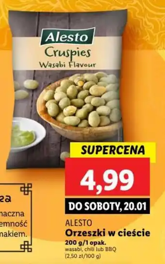 Lidl ALESTO Orzeszki w cieście 200 g oferta