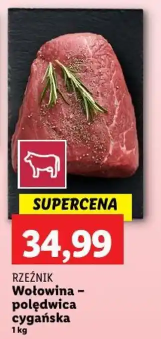 Lidl RZEŹNIK Wołowina - polędwica cygańska 1 kg oferta