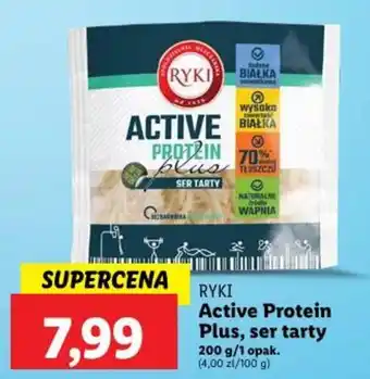 Lidl RYKI Active Protein Plus, ser tarty 200 g oferta