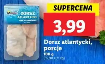 Lidl Dorsz atlantycki, porcje 100 g oferta