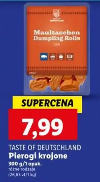 Lidl TASTE OF DEUTSCHLAND Pierogi krojone 300 g oferta
