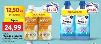 Lidl LENOR Płyn do płukania 2 x 925 ml, 2 x 1,23 L oferta