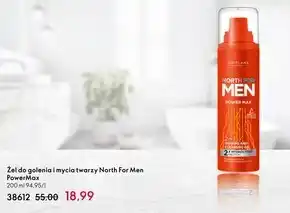 Oriflame Żel do mycia twarzy north for men oferta