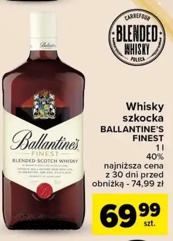 Whisky szkocka BALLANTINE'S FINEST 1l