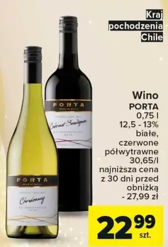 Carrefour Market Wino PORTA 0,75l oferta