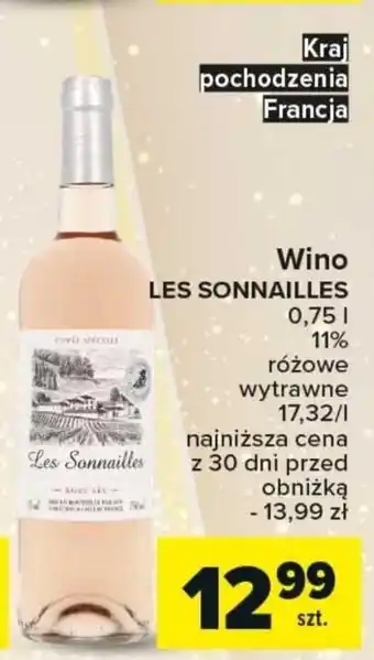 Carrefour Market Wino LES SONNAILLES 0,75l oferta