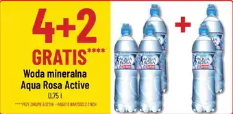 Polomarket Woda mineralna Aqua Rosa Active 0,75 l oferta