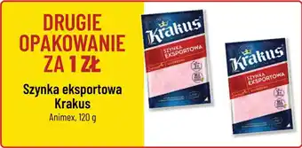 Polomarket Szynka eksportowa Krakus, 120 g oferta