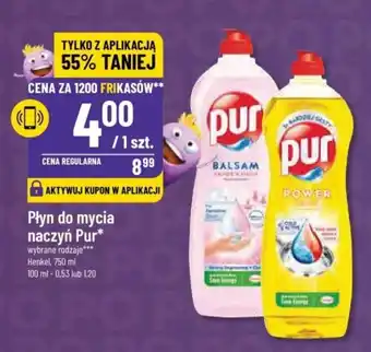 Polomarket Płyn do mycia naczyń Pur, 750 ml oferta