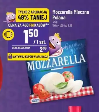 Polomarket Mozzarella Mleczna Polana 125 g oferta