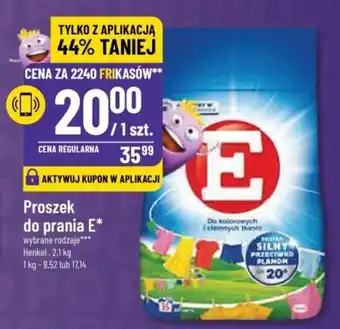 Proszek do prania E, 2,1 kg