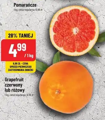 Polomarket Grapefruit czerwony lub różowy, 1 kg oferta