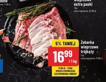 Polomarket Żeberka wieprzowe trójkąty, 1 kg oferta