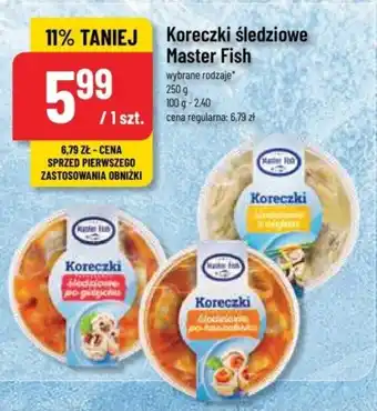 Polomarket Koreczki śledziowe Master Fish, 250 g oferta