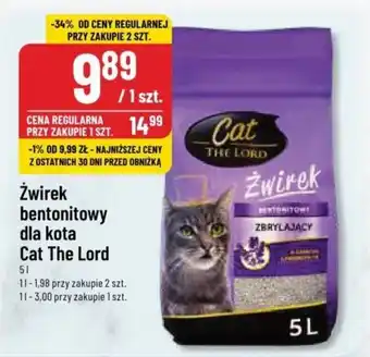 Polomarket Żwirek bentonitowy dla kota Cat The Lord 5 l oferta