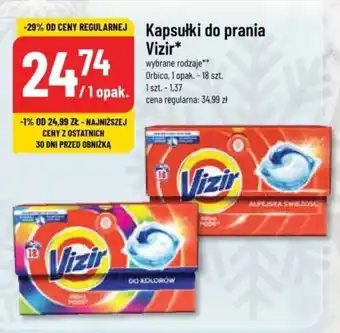 Polomarket Kapsułki do prania Vizir 18 szt. oferta