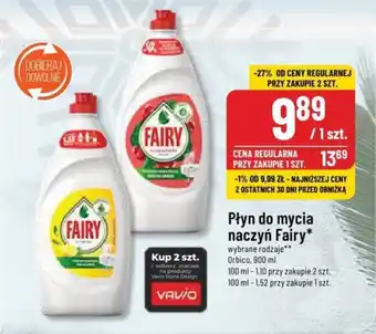 Polomarket Płyn do mycia naczyń Fairy, 900 ml oferta