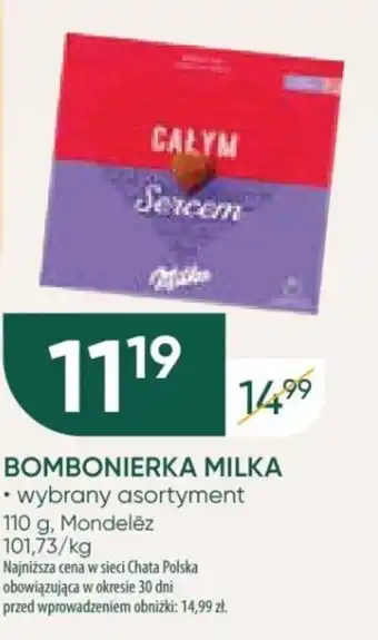 Chata Polska BOMBONIERKA MILKA 110 g oferta