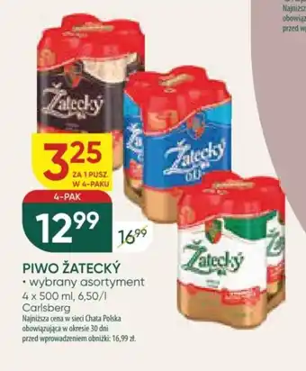 Chata Polska PIWO ŽATECKÝ 4 x 500 ml oferta