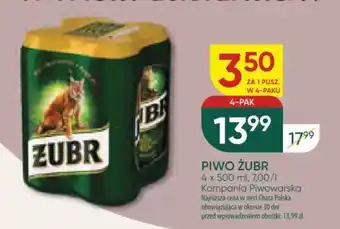 Chata Polska PIWO ŻUBR 4 x 500 ml oferta