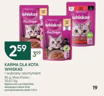 Chata Polska KARMA DLA KOTA WHISKAS 85 g oferta