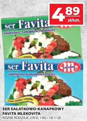 Top Market SER SAŁATKOWO-KANAPKOWY FAVITA MLEKOVITA 270g oferta