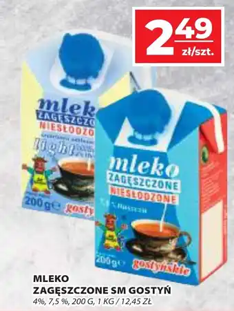 Top Market MLEKO ZAGĘSZCZONE SM GOSTYŃ 200G oferta