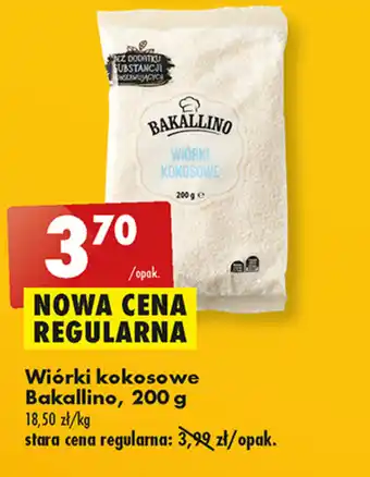 Biedronka Wiórki kokosowe Bakallino, 200 g oferta