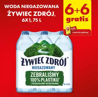 Biedronka WODA NIEGAZOWANA ŻYWIEC ZDRÓJ, 6X 1,75 L oferta