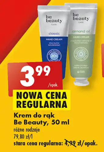 Biedronka Krem do rąk Be Beauty, 50 ml oferta