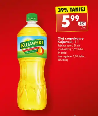 Biedronka Olej rzepakowy Kujawski, 1 l oferta