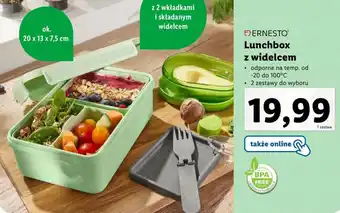 Lidl ERNESTO Lunchbox z widelcem oferta