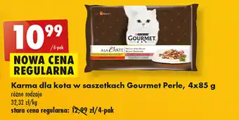 Biedronka Karma dla kota w saszetkach Gourmet Perle, 4x85 g oferta