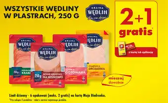 Biedronka WSZYSTKIE WĘDLINY W PLASTRACH, 250 G oferta