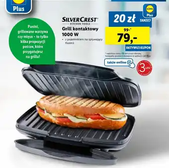 SILVERCREST Grill kontaktowy 1000W