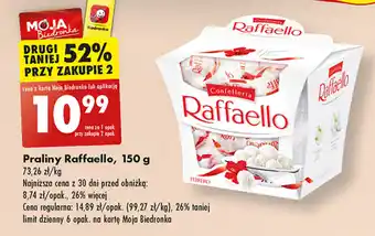 Biedronka praliny Raffaello, 150 g oferta