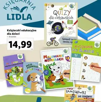Lidl Książeczki edukacyjne dla dzieci oferta